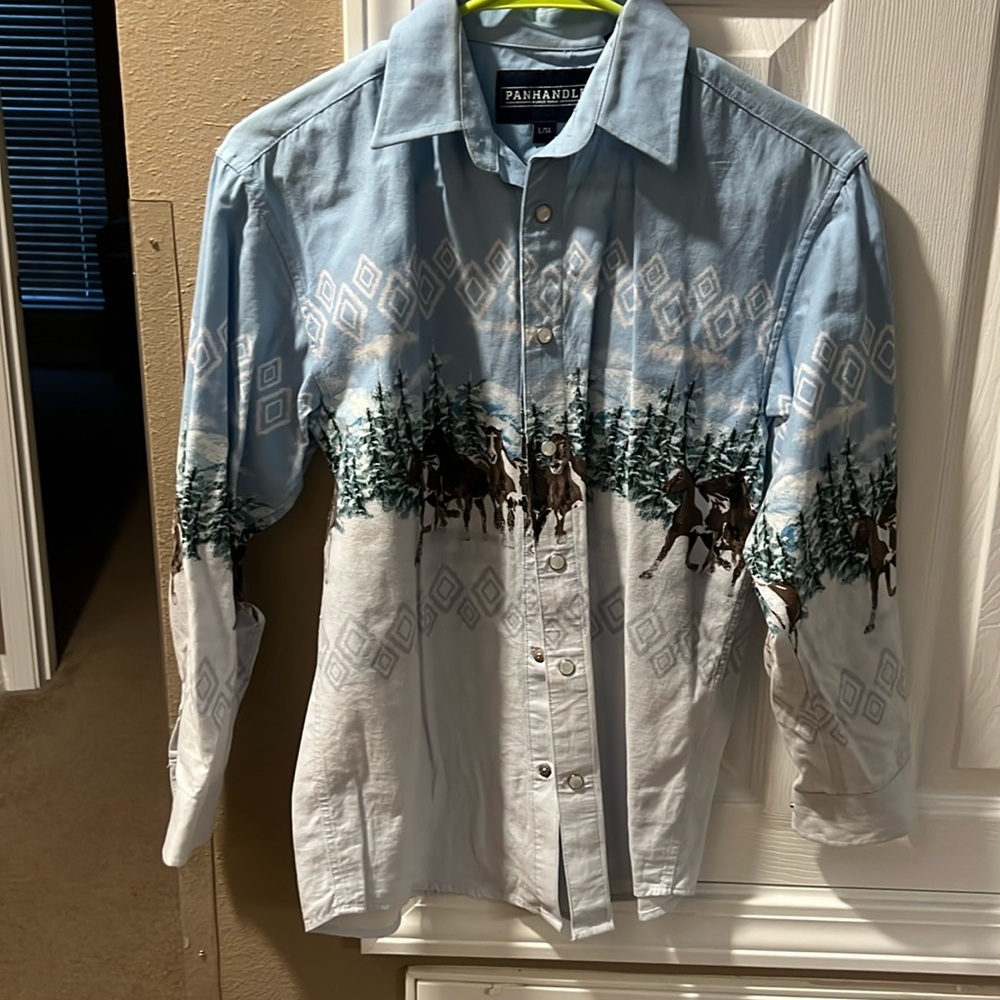 EUC Panhandle Button Down